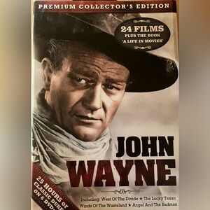 John Wayne DVD Set- 25 Hours/24 Films